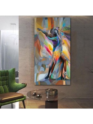 Limitless Design Gizemli Dans Kanvas Duvar Tablo