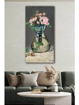 Limitless Design Yosun Çiçekleri - Manet Ünlü Ressamlar Hd Baskı Kanvas Tablo