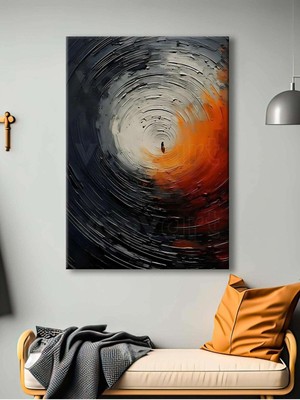 Limitless Design Soyut Derinlik Dekoratif Hd Baskı Kanvas Tablo - Voov2482