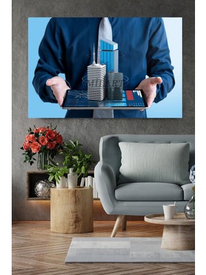 Limitless Design Hd Kalite Emlak - Inşaat - Mimarlık Ofisleri Hd Baskı Kanvas Tablo