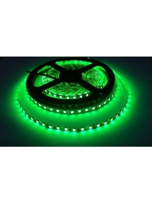 Şerit LED Iç Mekan Yeşil Tek Çip 60LEDLI 12V