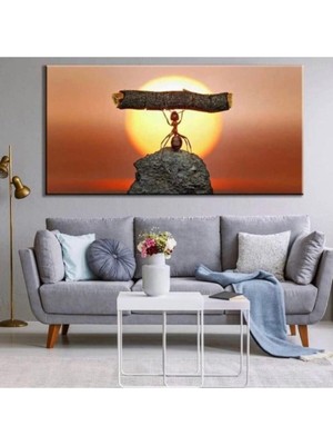 Limitless Design Çalışkan Karınca Hd Baskı Kanvas Tablo