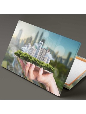 Limitless Design Şehir Manzarası Şehir Planlama Emlak Ofisi Real Estate Hd Baskı Kanvas Tablo