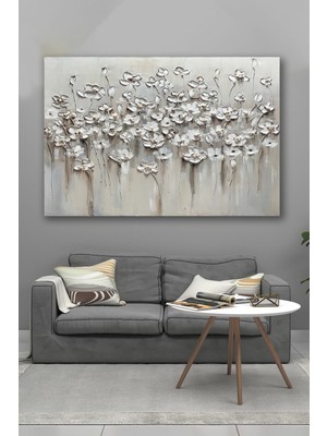 Limitless Design 50x70 Soğuk Çiçekler Hd Baskı Kanvas Tablo