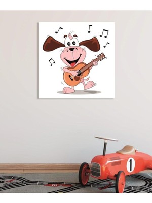 Limitless Design Dekoratif Çocuk Odası Songer Dog Duvar Hd Baskı Kanvas Tablo