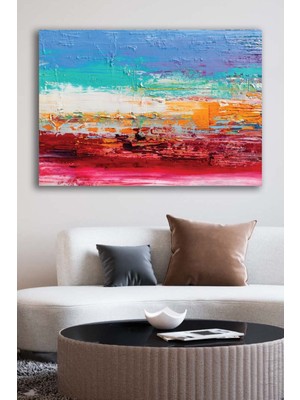 Limitless Design Hd Baskı Kanvas Tablo Baskılı Modern Dekoratif Soyut Renkler