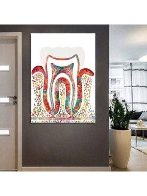 Limitless Design Ağız Ve Diş Sağlığı Polikliniği Tabloları Dekoratif Diş, Dekoratif Dişçi, Dişçi Dekorasyonu Dsc-78