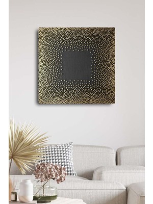 Limitless Design Hd Baskı Kanvas Tablo Baskılı Modern Soyut Altın Renkli Şekiller Ev Ofis Otel Dekor