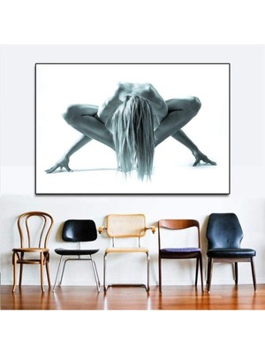 Limitless Design Dekoratif Woman In Natural Nude Hd Baskı Kanvas Tablo