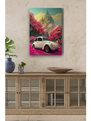 Limitless Design Manzara Detaylı Tosbağa Yağlı Hd Baskı Kanvas Tablo