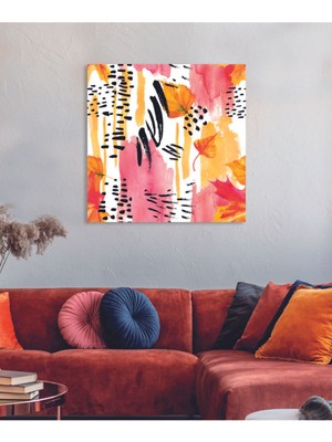 Limitless Design Dekoratif Fall Abstract Watercolor Painting Duvar Hd Baskı Kanvas Tablo
