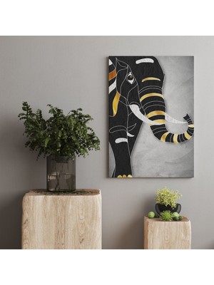 Limitless Design Modern Tasarım Dekorasyon Fil Hd Baskı Kanvas Tablo