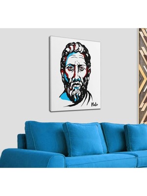 Limitless Design Plato Dekoratif Hd Baskı Kanvas Tablo 1214