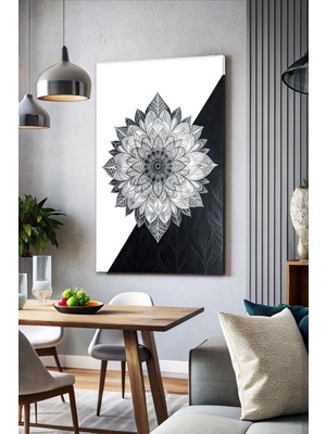 Limitless Design Mandala Bohem Hd Baskı Kanvas Tablo - Duvar Tablosu - Modern Canvas Tablo - Duvar Dekorasyonu