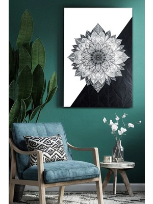 Limitless Design Mandala Bohem Hd Baskı Kanvas Tablo - Duvar Tablosu - Modern Canvas Tablo - Duvar Dekorasyonu