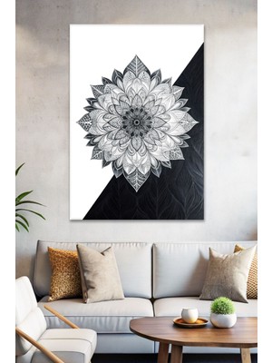 Limitless Design Mandala Bohem Hd Baskı Kanvas Tablo - Duvar Tablosu - Modern Canvas Tablo - Duvar Dekorasyonu