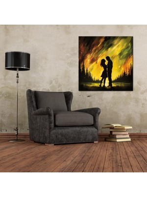 Limitless Design Dans Eden Çift Yağlı Boya Hd Baskı Kanvas Tablo