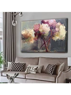 Limitless Design Dekoratif Tablonuz Dekoratif Modern Şık Çiçek Hd Baskı Kanvas Tablo E10
