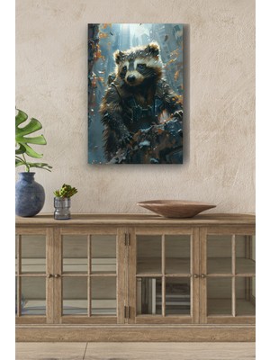 Limitless Design Modern Karlar Içerisindeki Bal Porsuğu Yağlı Hd Baskı Kanvas Tablo