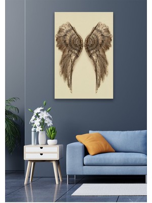 Limitless Design Kanatlar Kanvas Duvar Tablo