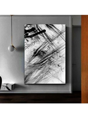 Limitless Design Harikabirev Şık Soyut Tablo Premium Kalite Dekoratif Hd Baskı Kanvas Tablo S10