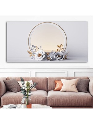 Limitless Design Dev Boyut Tasarım Çiçek Hd Baskı Kanvas Tablo