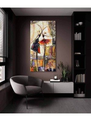 Limitless Design Dans Eden Kadınlar Soyut Dekoratif Hd Baskı Kanvas Tablo