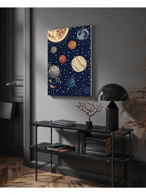 Limitless Design Hd Baskı Kanvas Tablo Uzay Temalı 902