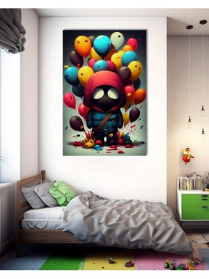 Limitless Design Balon Hd Baskı Kanvas Tablo