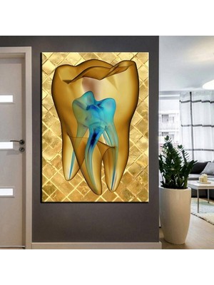 Limitless Design Ağız ve Diş Sağlığı Polikliniği Tabloları Dekoratif Diş, Dekoratif Dişçi, Dişçi Dekorasyonu DSC-134