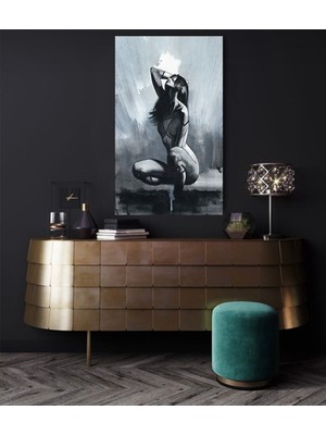 Limitless Design Sexy Girl Body Diy Kanvas Gülen Tablo