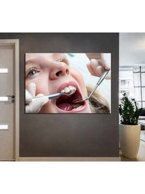 Limitless Design Ağız ve Diş Sağlığı Polikliniği Tabloları Dekoratif Diş, Dekoratif Dişçi, Dişçi Dekorasyonu DSC-154
