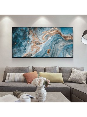 Limitless Design Soyut Sanat Duvar Boy Dekoratif Ahşap Hd Baskı Kanvas Tablo