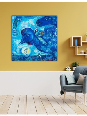 Limitless Design Dekoratif Marc Chagall Le Reve De Chagall Duvar Hd Baskı Kanvas Tablo