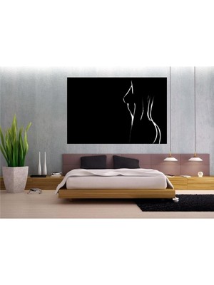 Limitless Design Soyut Modern Yatak Odanıza Özel Modern Natural Nü Kadın Hd Baskı Kanvas Tablo