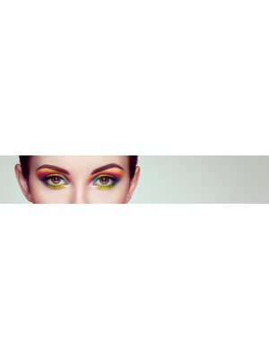 Limitless Design Renkli Gözler Make-Up Hd Kalite Hd Baskı Kanvas TABLO/001E