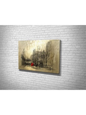 Limitless Design Retro Manzara Hd Baskı Kanvas Tablo