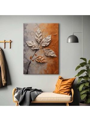 Limitless Design Autumn Leaves Dekoratif Hd Baskı Kanvas Tablo - VOOV2485