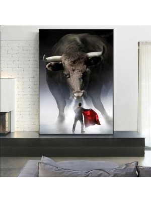 Limitless Design Dekoratif Matador Hd Baskı Kanvas Tablo