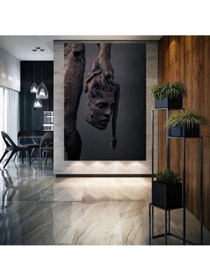 Limitless Design Sanatın Karanlık Yüzü Hd Kalite Hd Baskı Kanvas Tablo 007-E