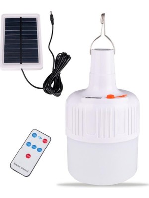 Powermaster MX-V51 Kumandalı Solar Şarjlı Acil Durum Kamp Lambası