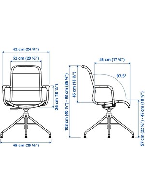 IKEA Rattan Çalışma Sandalyesi