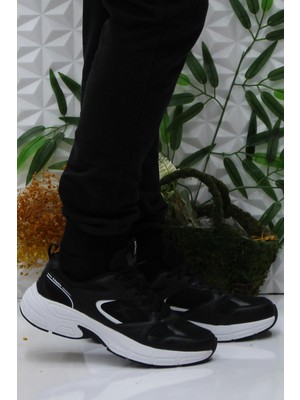 Kinetix Arlex Tx Siyah Beyaz Rahat Erkek Spor Ayakkabı