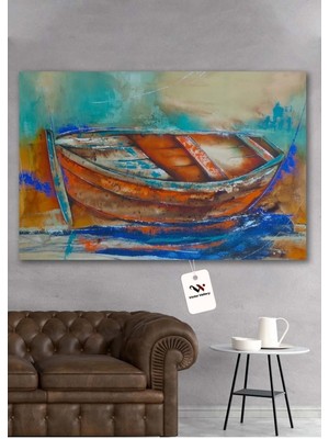 Limitless Design Yağlı Boya Görünümlü Sandal Hd Baskı Kanvas Tablo