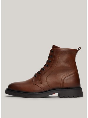 Tommy Hilfiger Deri Kahve Erkek Bot Hılfıger Comfort Lwt Lth Boot