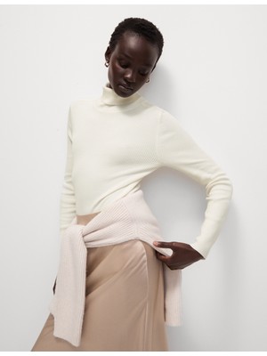 Marks & Spencer Fitilli Balıkçı Yaka Kazak