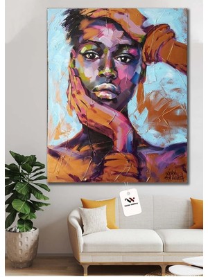 Limitless Design Yağlı Boya Görünümlü Profil Hd Baskı Kanvas Tablo