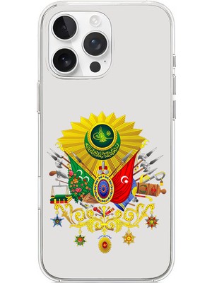 Zeyno Apple iPhone 11 Pro Uyumlu Osmanlı Amblem Desenli Silikon Kılıf