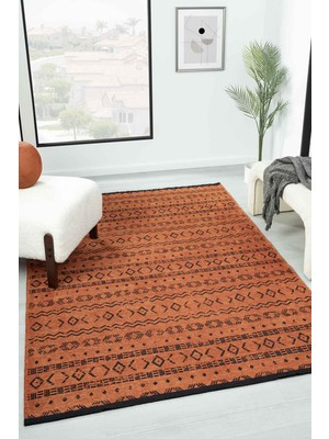 Eko Kiremit Kaymaz Taban Kilim Balkon Mutfak Oturma Odası Halısı Yoluk Eko319 100 x 200