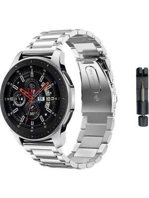 Unicell Huawei Watch GT6 /GT6 Pro /GT5/ GT 5 Pro/GT 4/ GT3 Se 46 mm Tam Uyumlu 22 mm Klasik Çelik Kordon